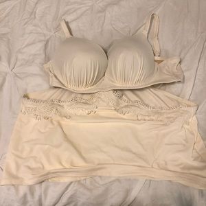 Cacique Wire Cut-Out Tankini Top